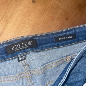 Judy Blue Women's Blue Super Flare Jeans size 7/26